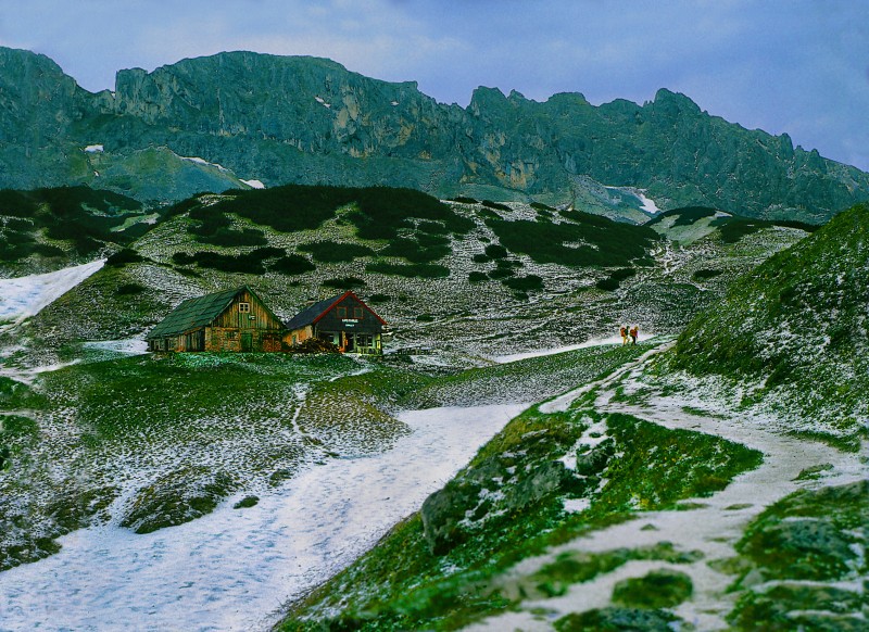 Nach dem Gewitter mit Hagel auf der Fölzalm