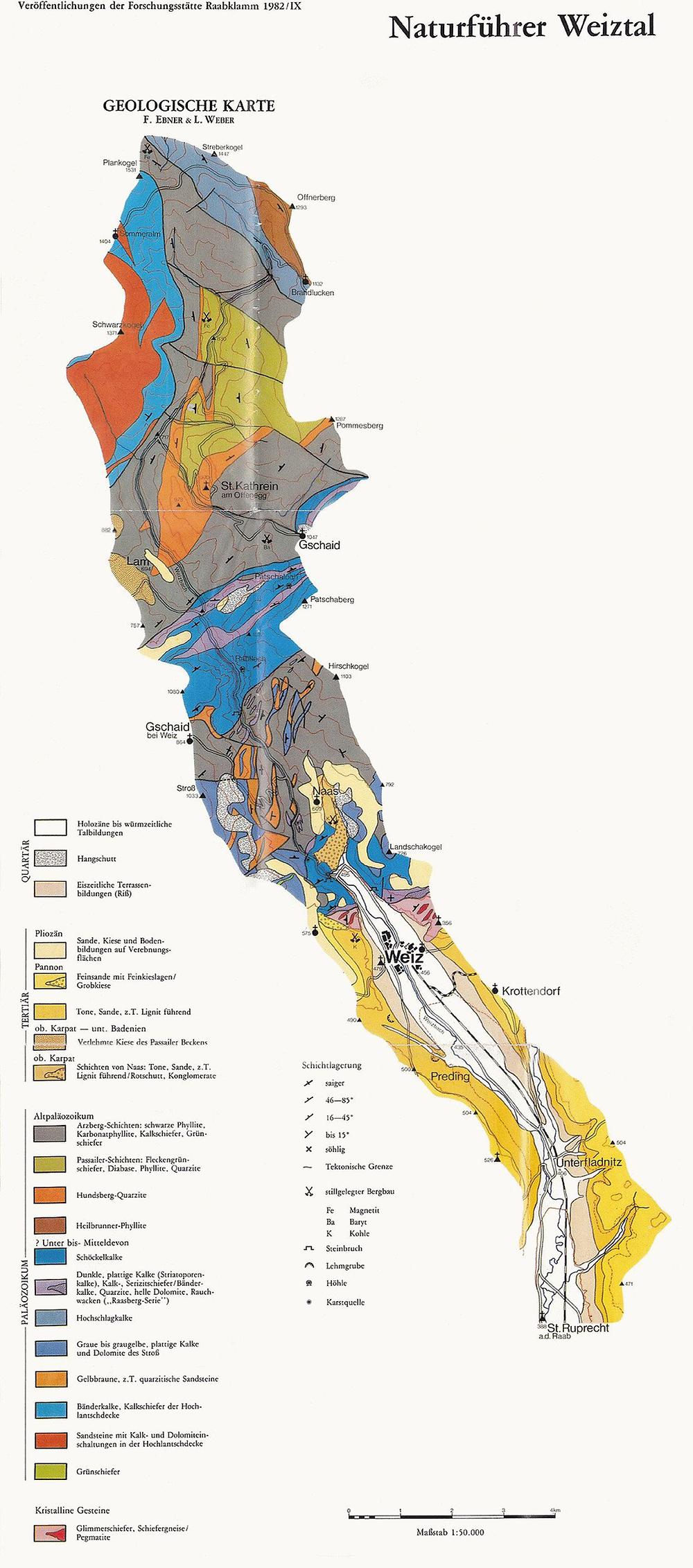 Karte Geologie