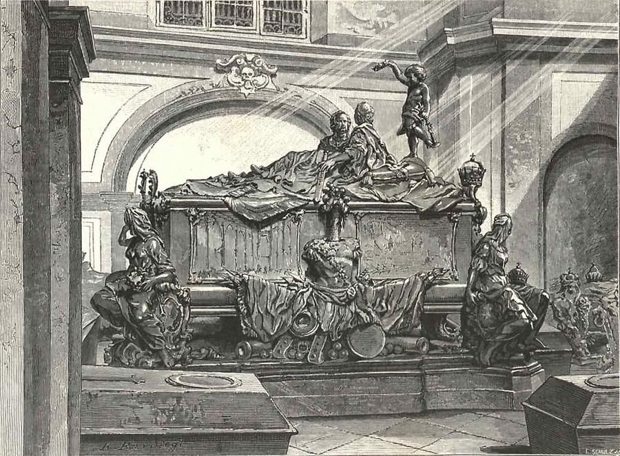 Illustration Sarkophag Kaiserin Maria Theresia