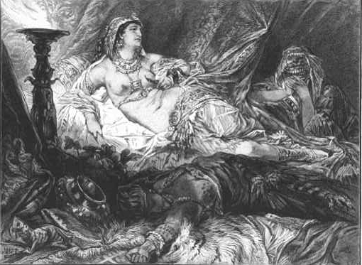 Illustration Tod der Kleopatra