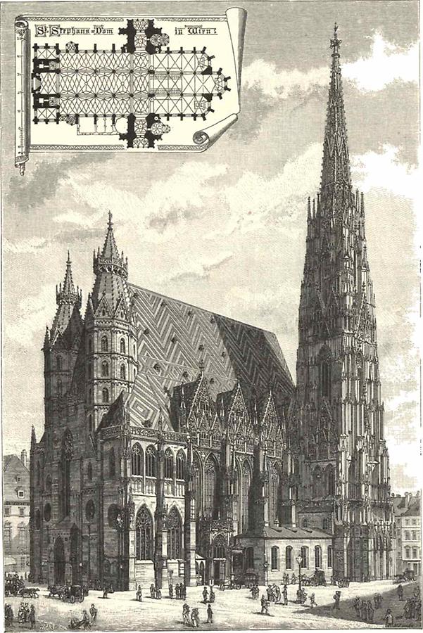 Illustration Stephansdom Wien