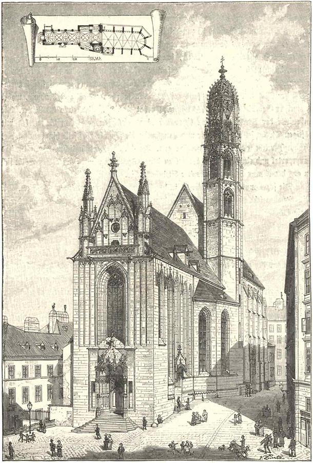 Illustration Maria-Stiegenkirche Wien