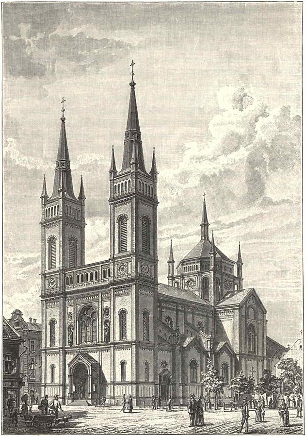 Illustration Lerchenfelder Kirche Wien