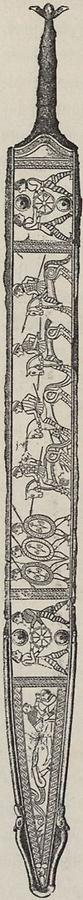Illustration Bronzeschwert Hallstatt