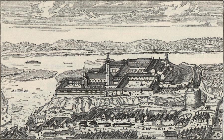 Illustration Kloster Melk 18. Jhdt.