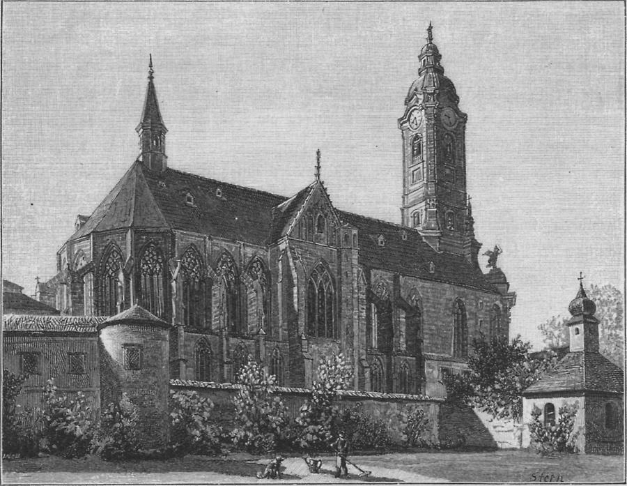 Illustration Stiftskirche in Zwettl