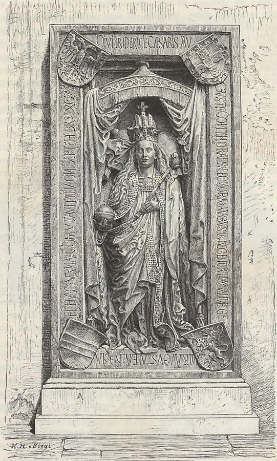 Illustration Grabmal der Kaiserin Eleonora