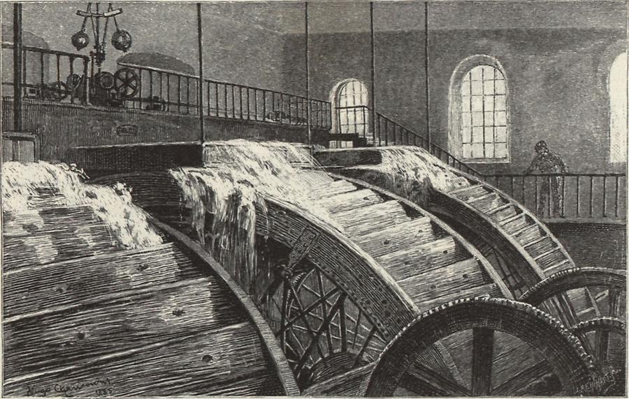 Illustration Spinnfabrik in Trumau