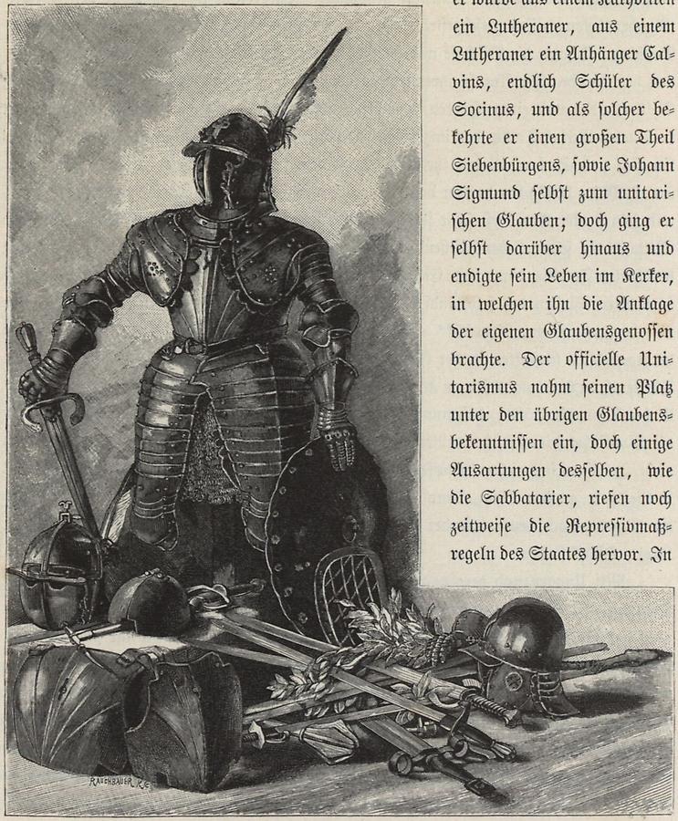 Illustration Ungarische Rüstungen