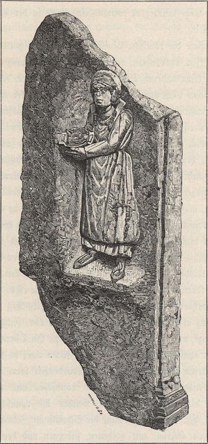 Illustration Pannonische Frauenfigur