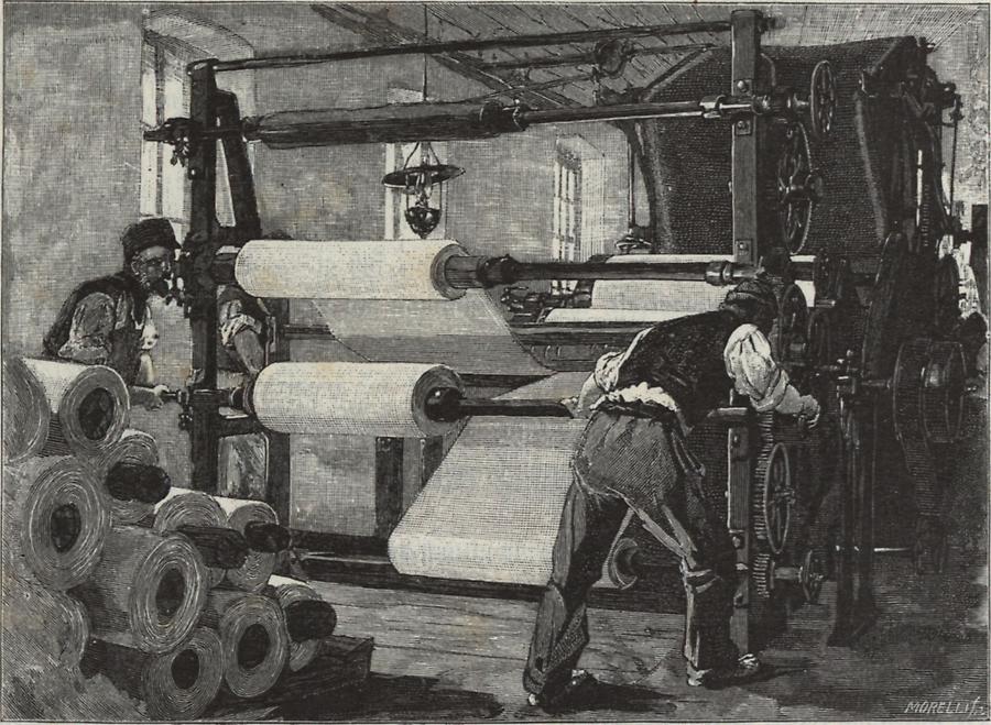 Illustration Papierfabrik Nagy-Szlabos