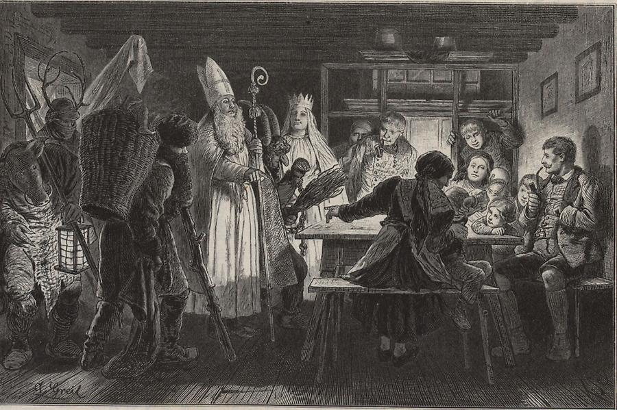 Illustration St. Nikolaus in Windischgarsten