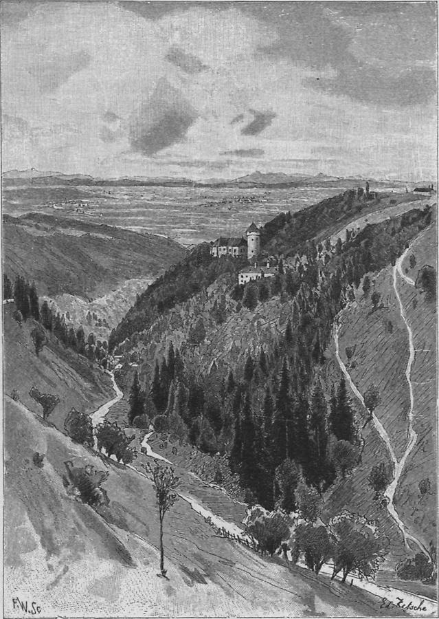 Illustration Schloss Wildberg