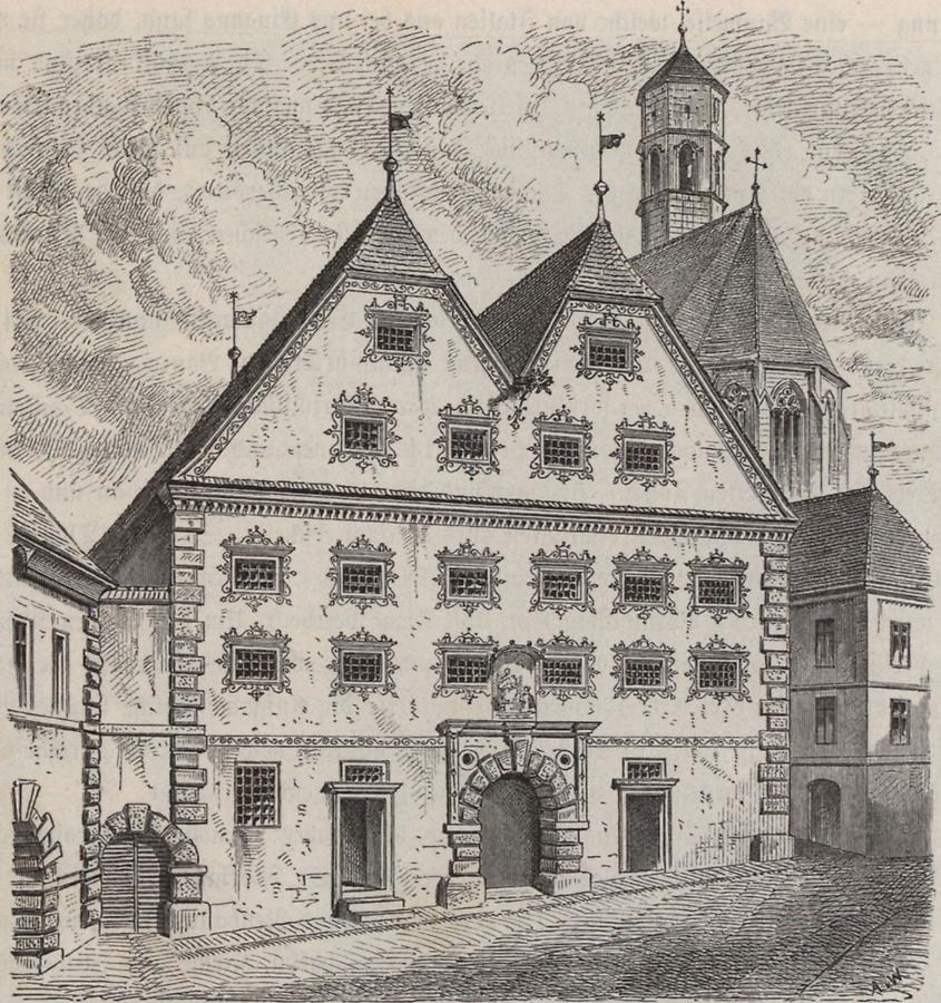 Illustration Altes Kornhaus in Steyr
