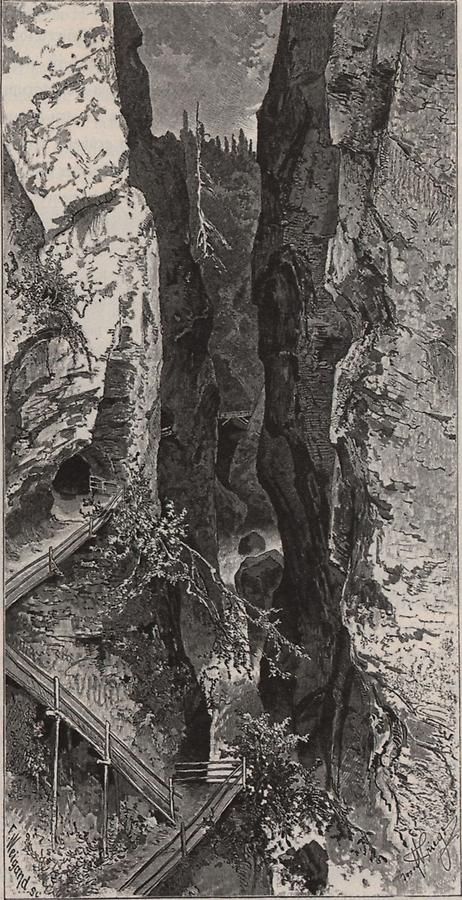 Illustration Kitzlochklamm