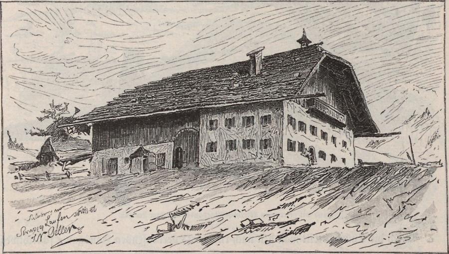 Illustration Haus im Salzburggau