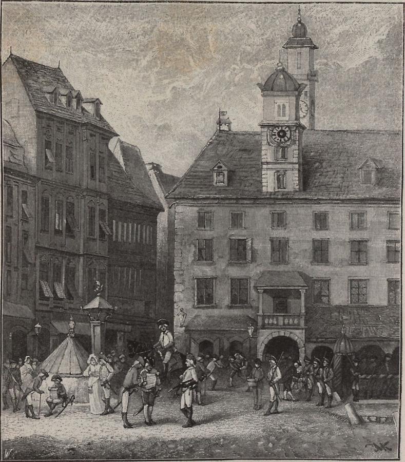 Illustration Hauptwache Graz 1797