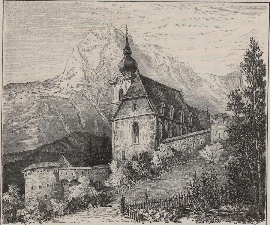 Illustration Kirchenkastell zu Eisenerz