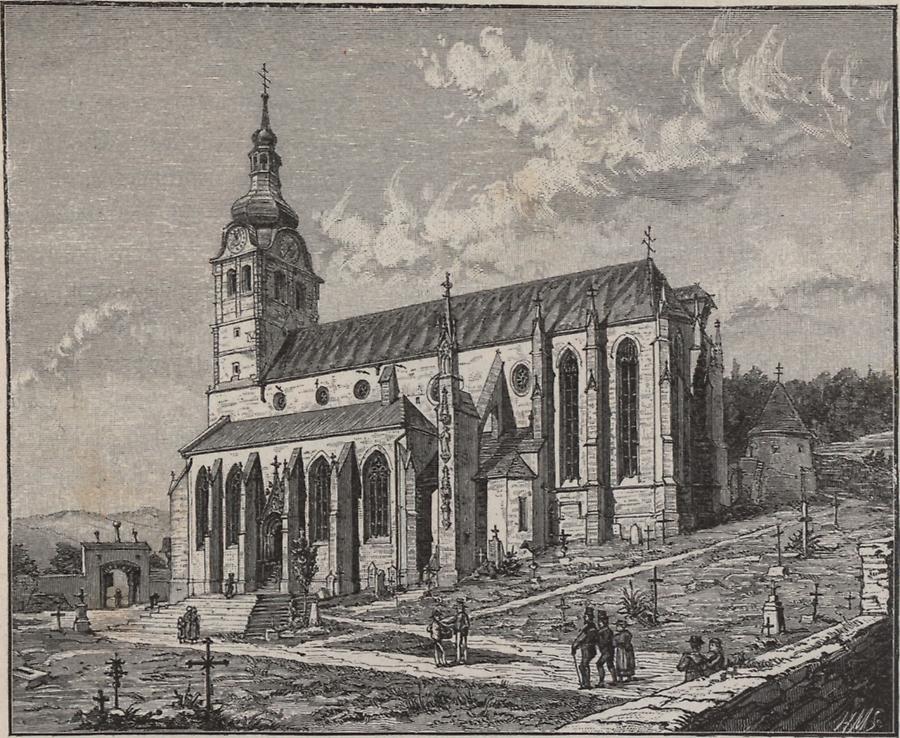 Illustration Leonhardkirche Lavanttal