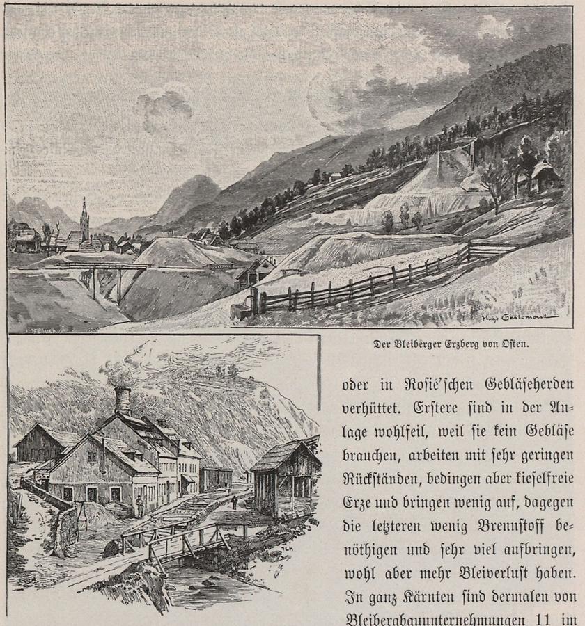 Illustration Bleiberger Erzberg