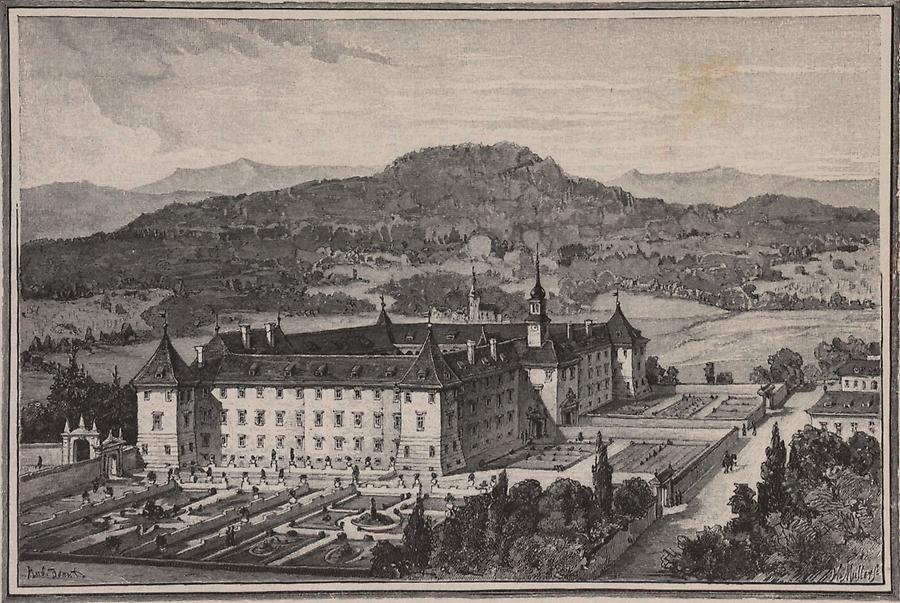 Illustration Schloss Ainöd