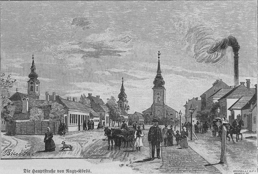 Illustration Hauptstraße von Nagy-Körös