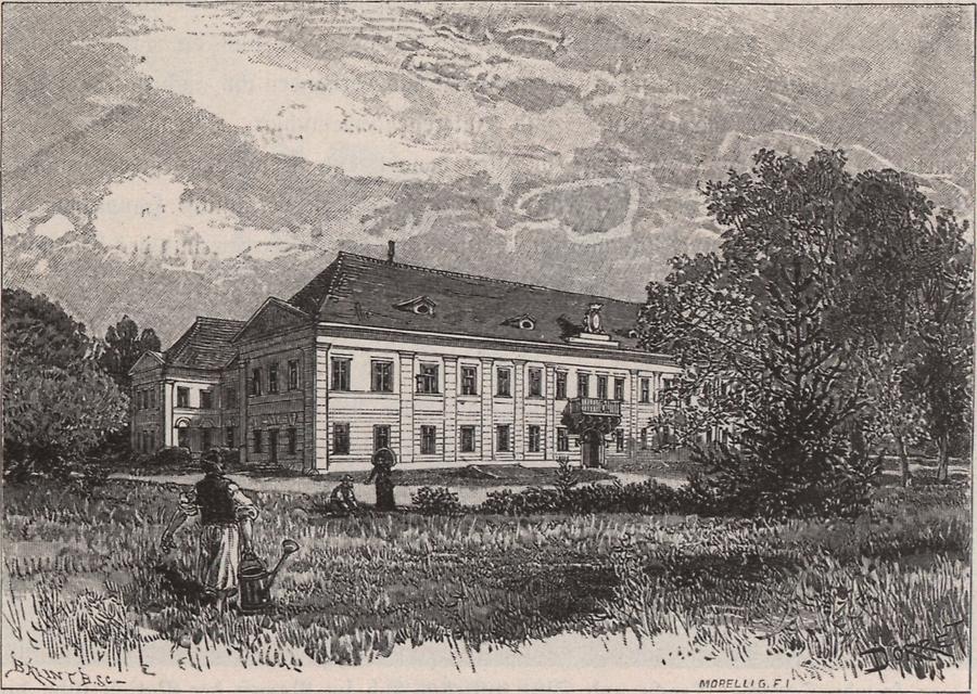 Illustration Schloss in Nagy-Karoly