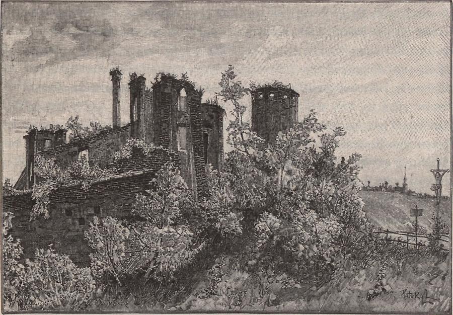 Illustration Ruine der Burg Erdöd