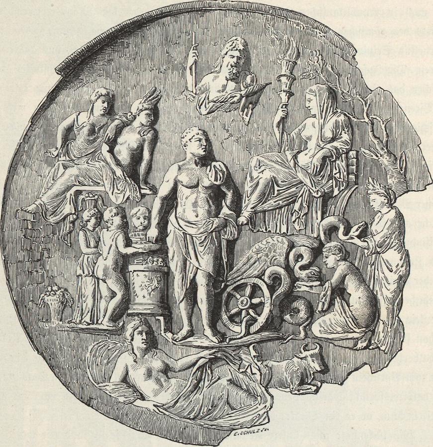 Illustration Silberschale aus Aquileja