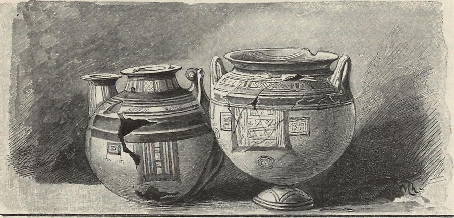 Illustration Griechische Vasen