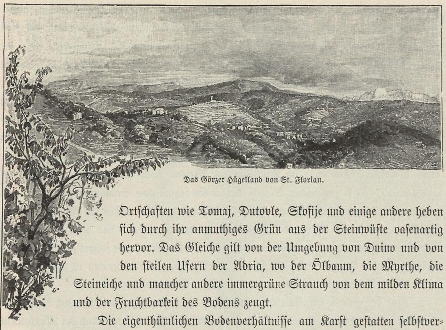 Illustration Görzer Hügelland