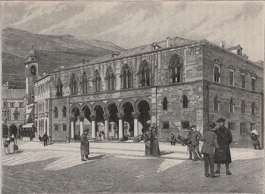 Illustration Rektorenpalast in Ragusa
