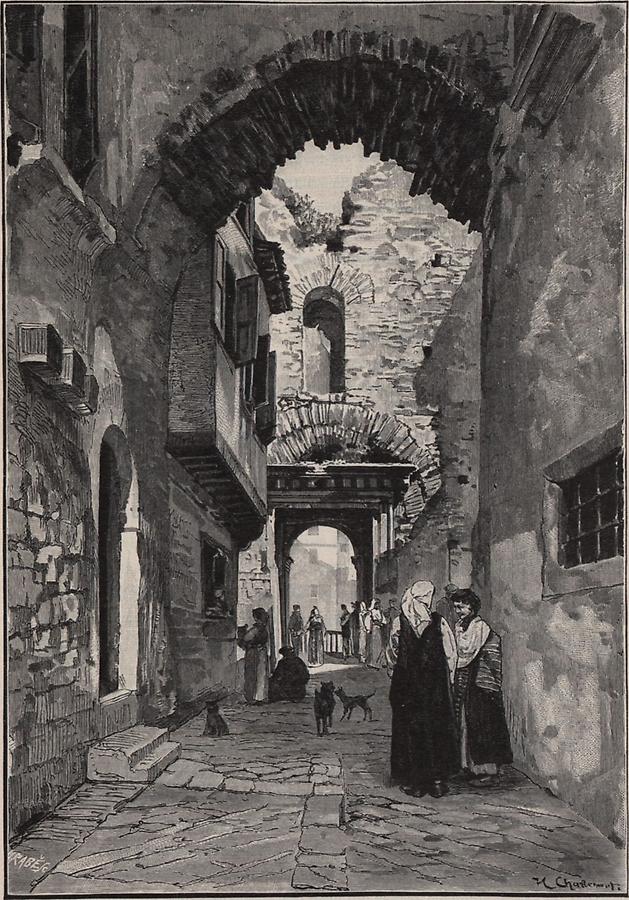 Illustration Palast in Spalato