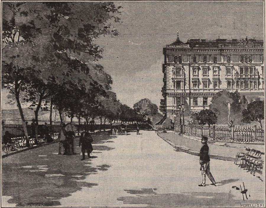 Illustration Promenade am Franz Josefs-Quai