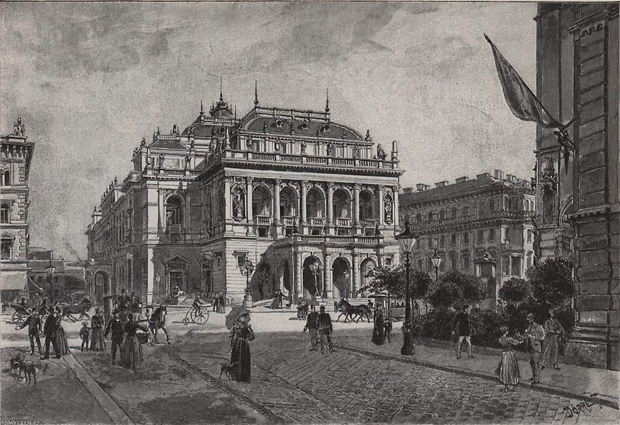 Illustration Opernhaus Budapest
