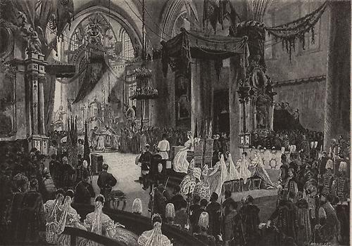 Krönung Franz Joseph I. (1) Band 12 Kronprinzenwerk Bilder im