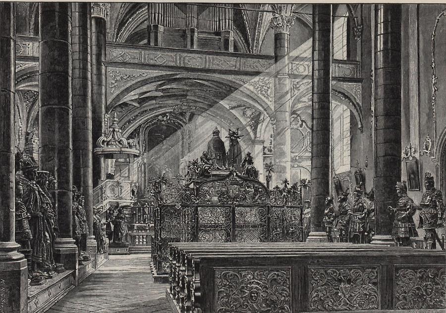 Illustration Grabmal Kaisers Maximilian I.