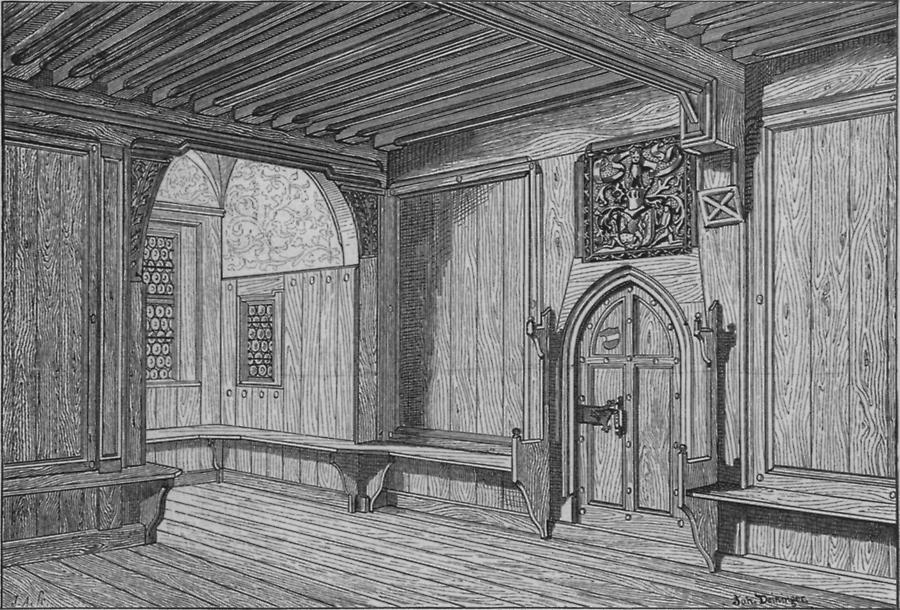 Illustration Fürstenzimmer im Schloss Meran