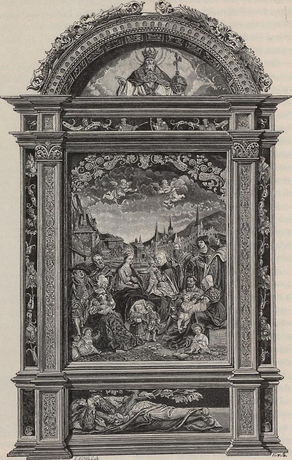 Illustration Altar im Schloss Annaberg