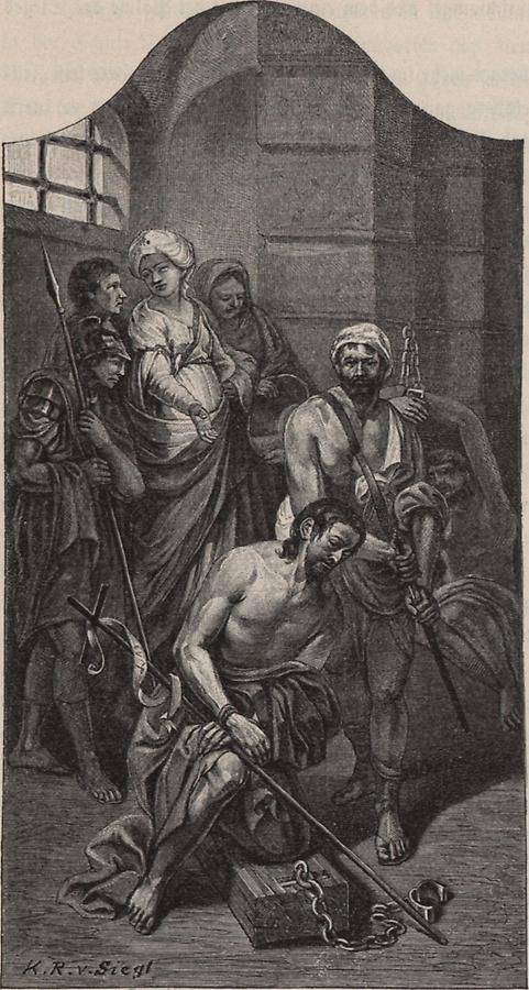 Illustration Enthauptung des heiligen Johannes