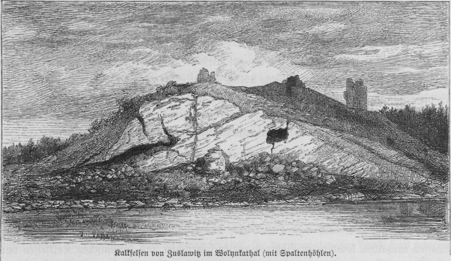 Illustration Kalkfelsen von Zuslawitz