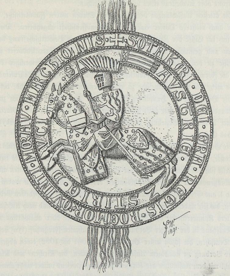 Illustration Siegel Premysl Ottokar II. (2)