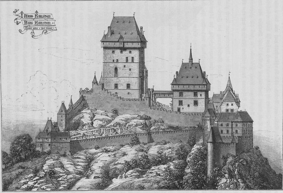 Illustration Burg Karlstein