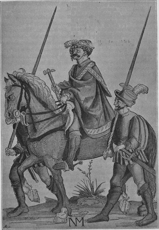 Illustration Böhmische Söldner 1529