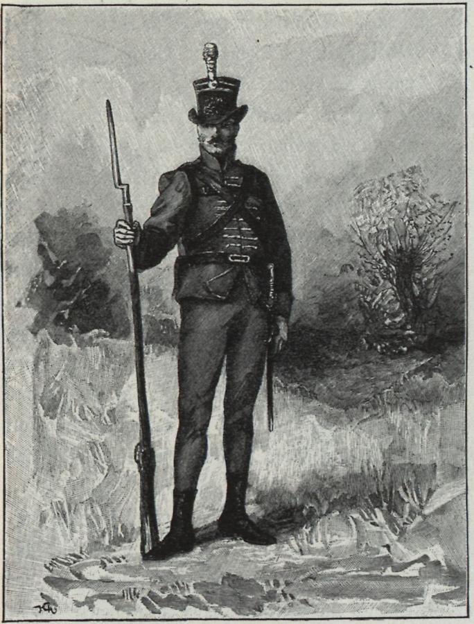 Illustration Soldat der Legion Erzherzog Karl