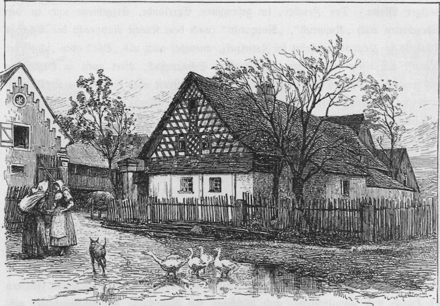 Illustration Egerländer Bauernhof