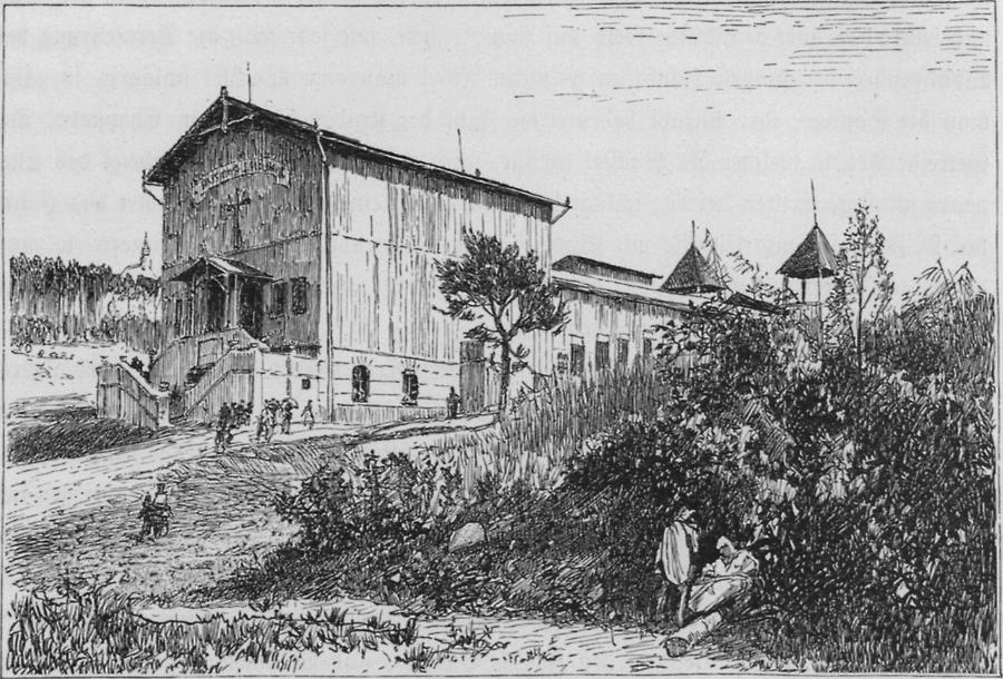 Illustration Passionsspielhaus in Höritz