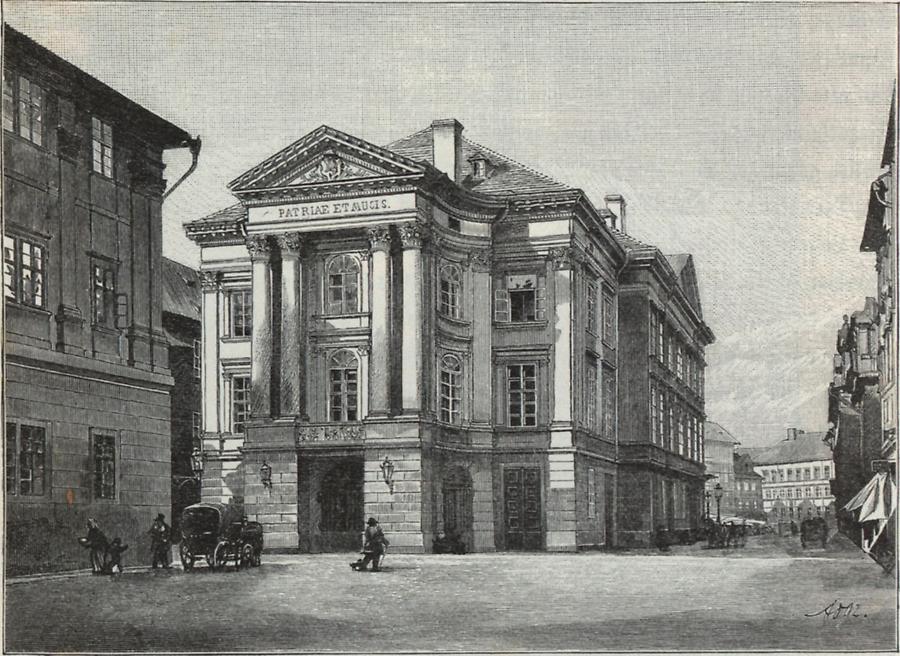 Illustration Landestheater in Prag