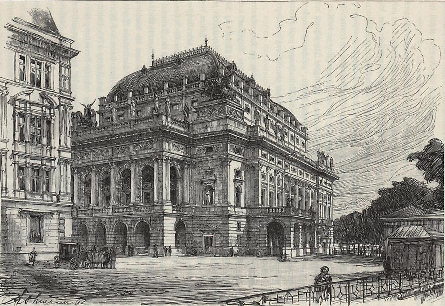 Illustration Böhmisches Nationaltheater