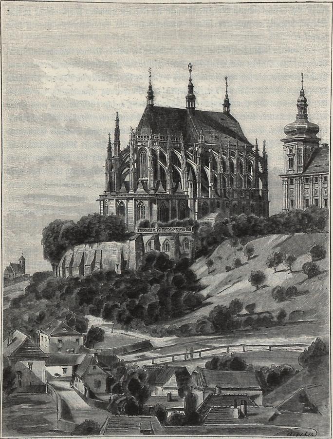 Illustration Barbarakirche in Kuttenberg